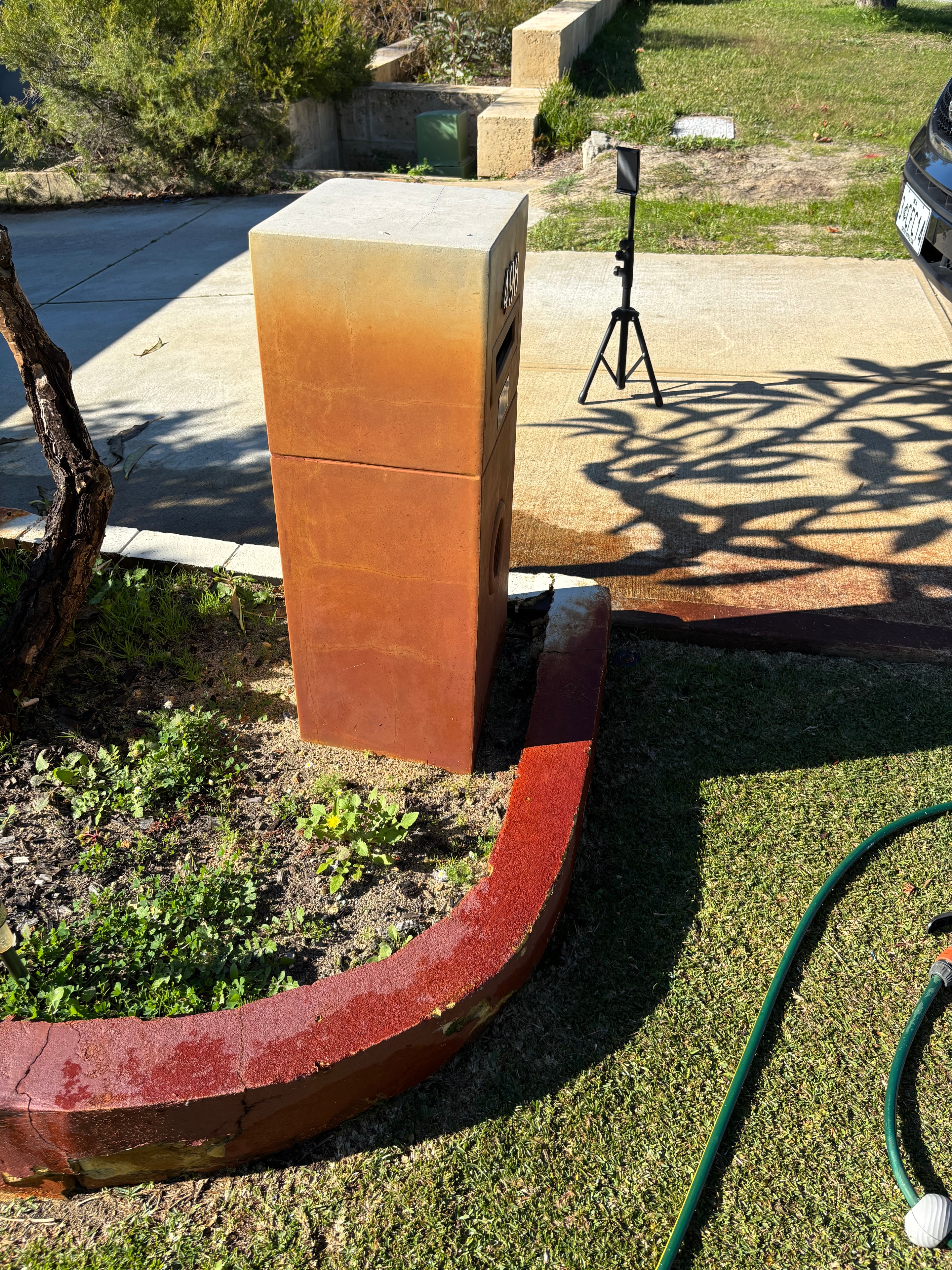 Bore Stain Treatment before